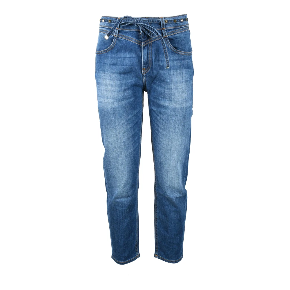 Kaos Denim Jeans met 98% katoen Blue Dames