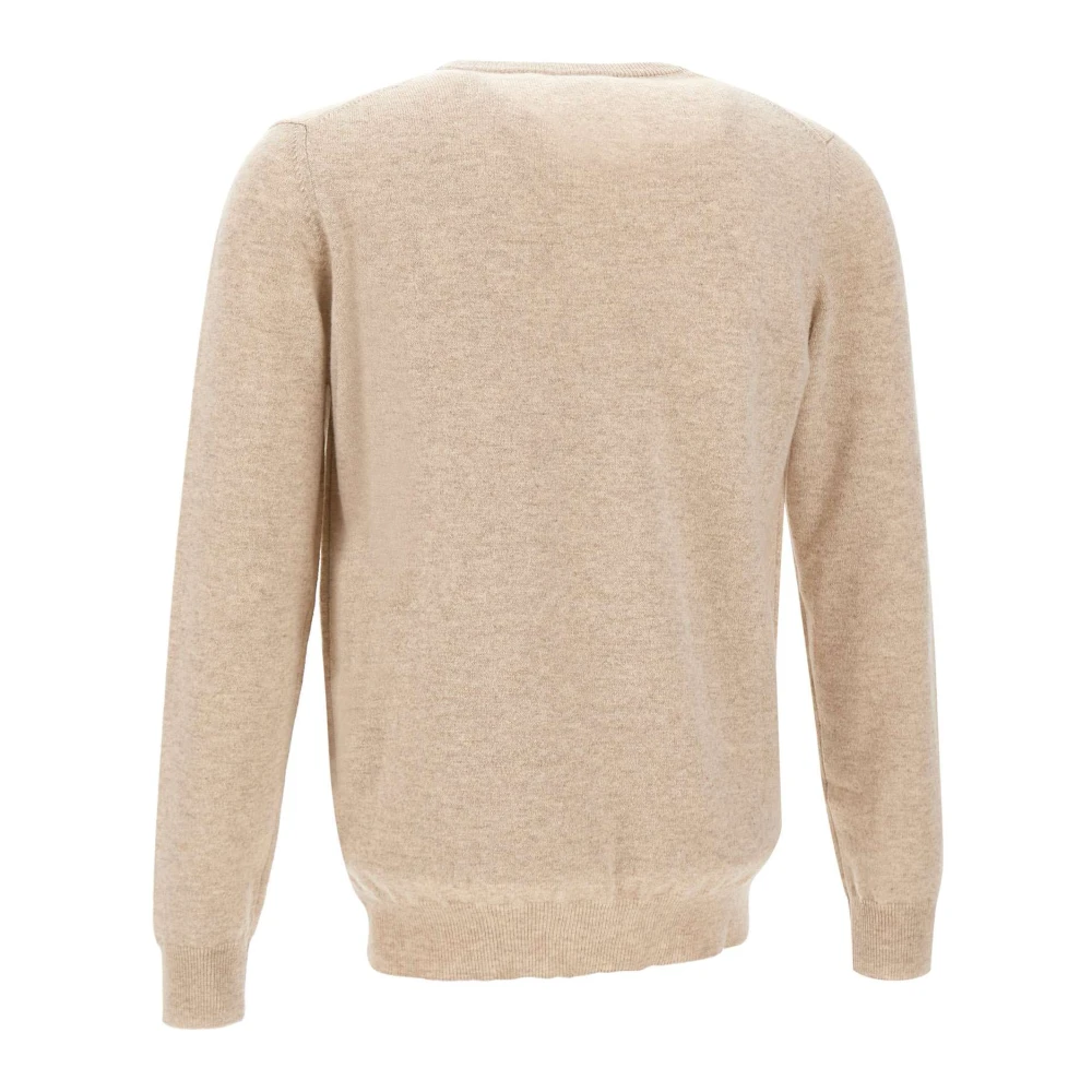 Kangra Kasjmier Crew Neck Sweater Sand Beige Heren