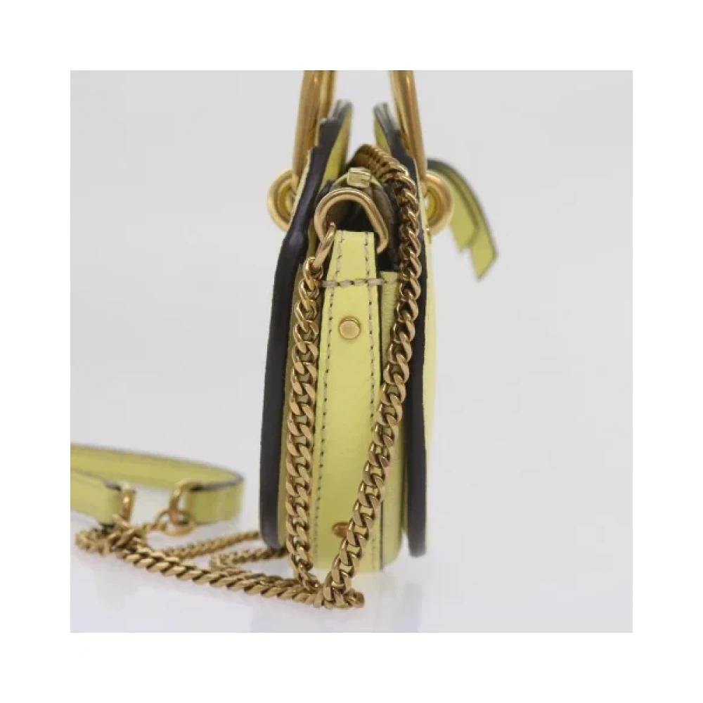 Chloé Pre-owned Suede handbags Yellow Dames