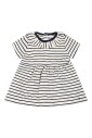 ivory-casual-short-sleeved-dress-with-blue-stripes