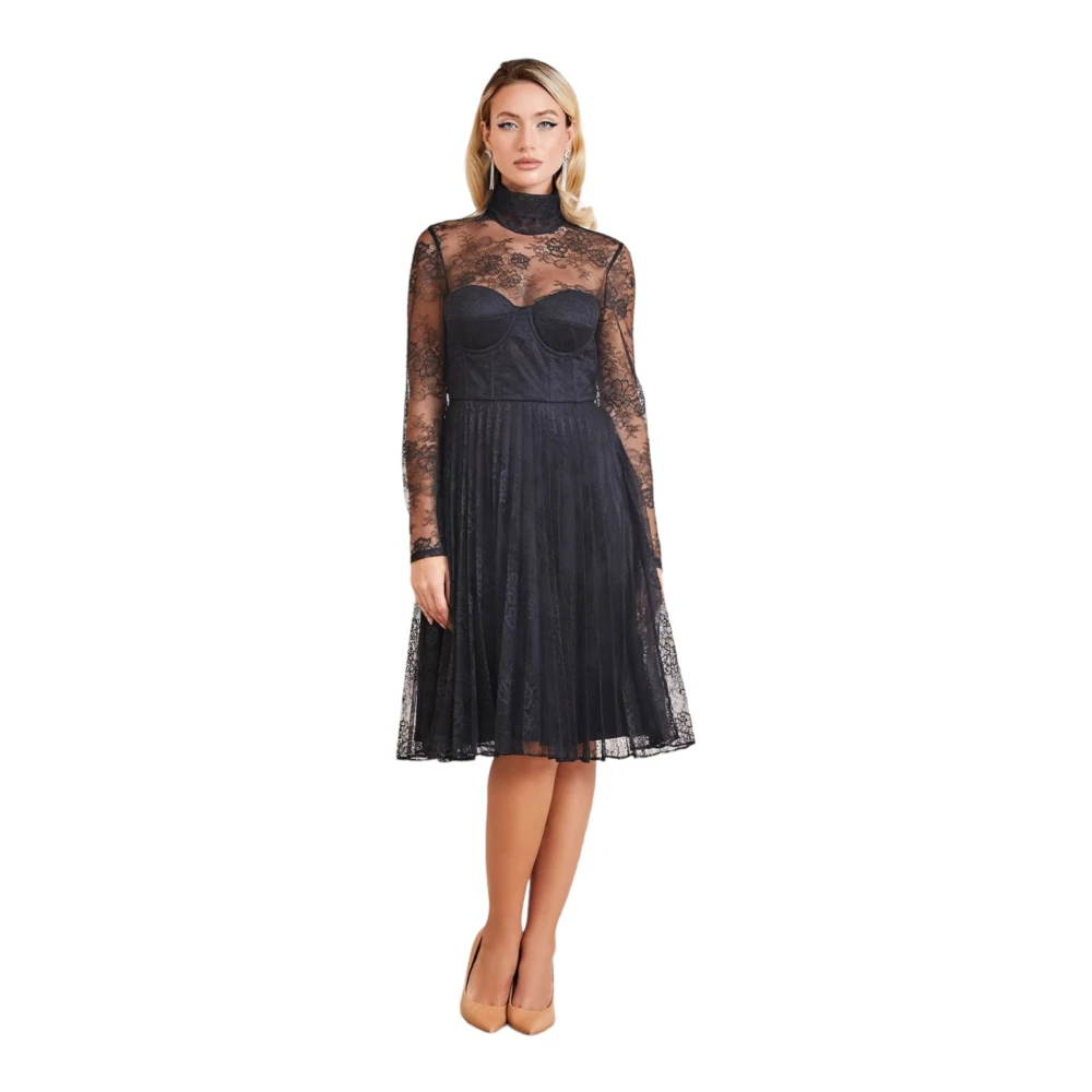 Guess Lange Jurk Black Dames