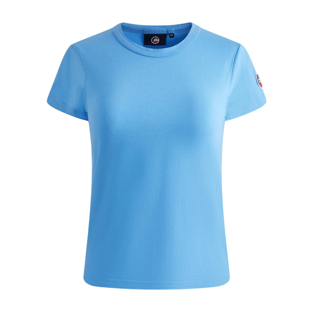 Fusalp Blauw Azure Dames T-shirt Aude Multicolor Dames