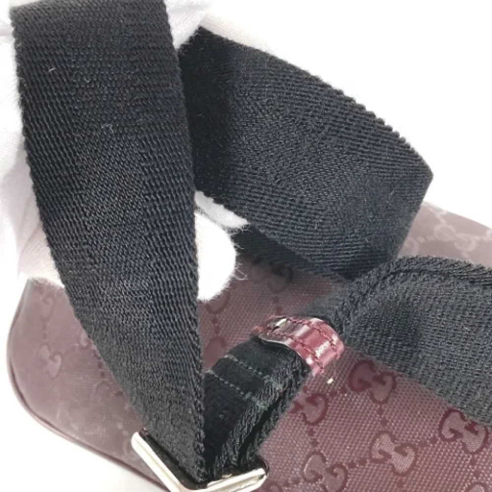 Gucci Vintage Pre-owned Canvas gucci-bags Purple Heren