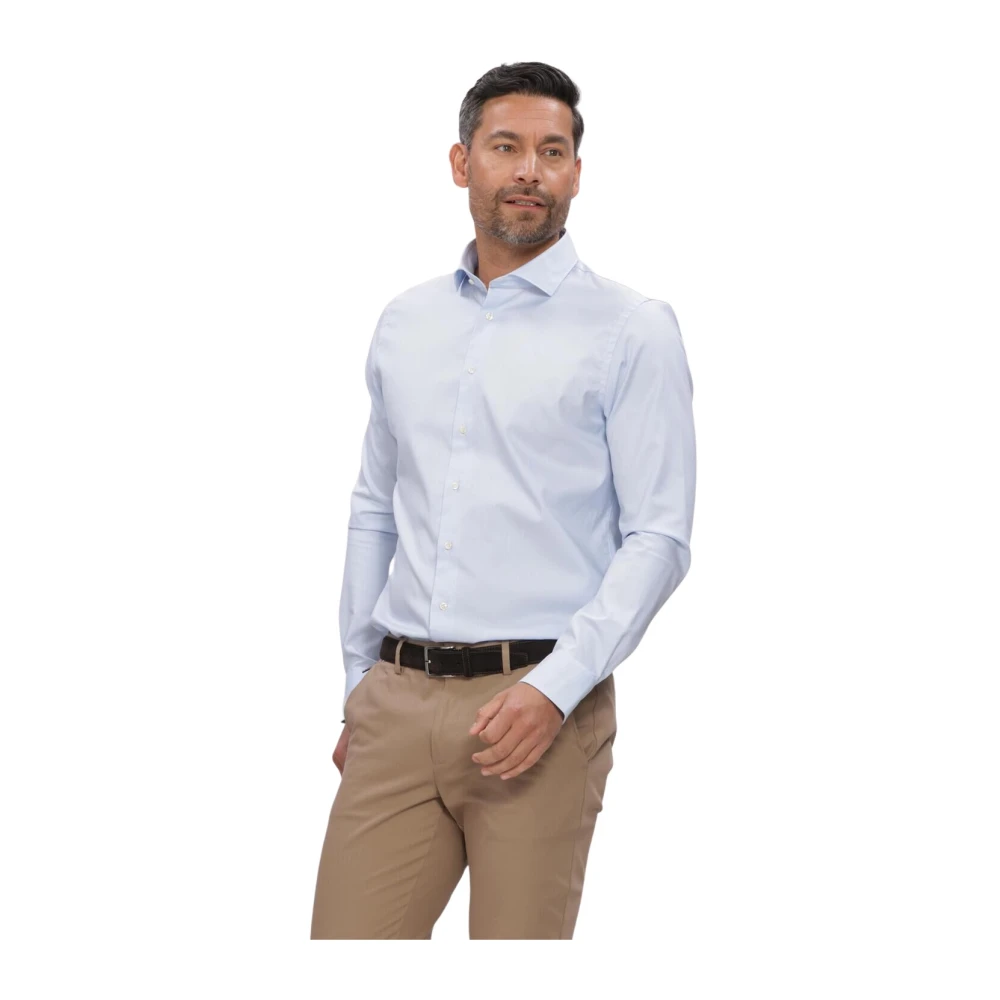 Profuomo Twill Hemd Hellblau Blau Größe 40 - Bild 5