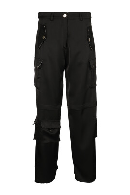 black-viscose-and-polyester-pants