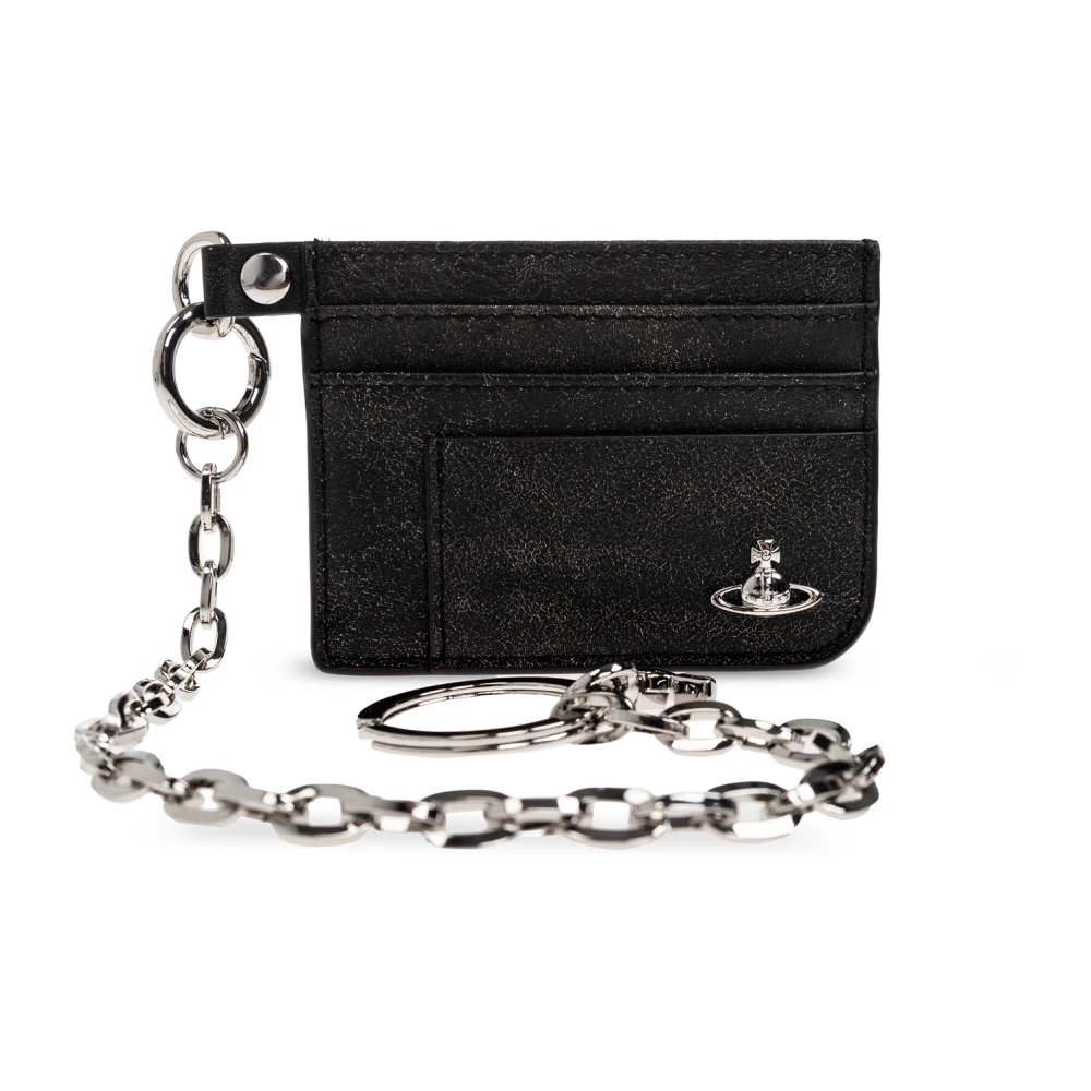 Vivienne Westwood Cardholder With Chain - Unisex - Wallets & Cardholders - Black - One Size - Accessories