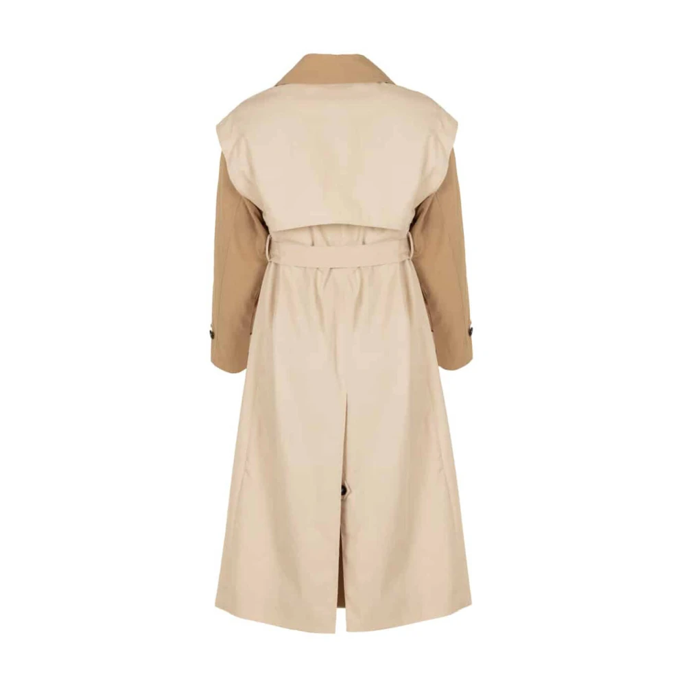 Giacomo Klassieke Trenchcoat Beige Dames