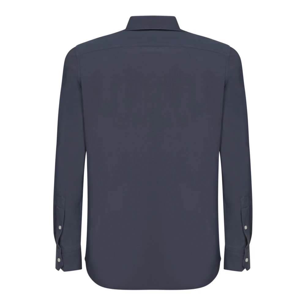 Dell'oglio Blauw Overhemd voor Mannen Stijlvol Comfort Blue Heren