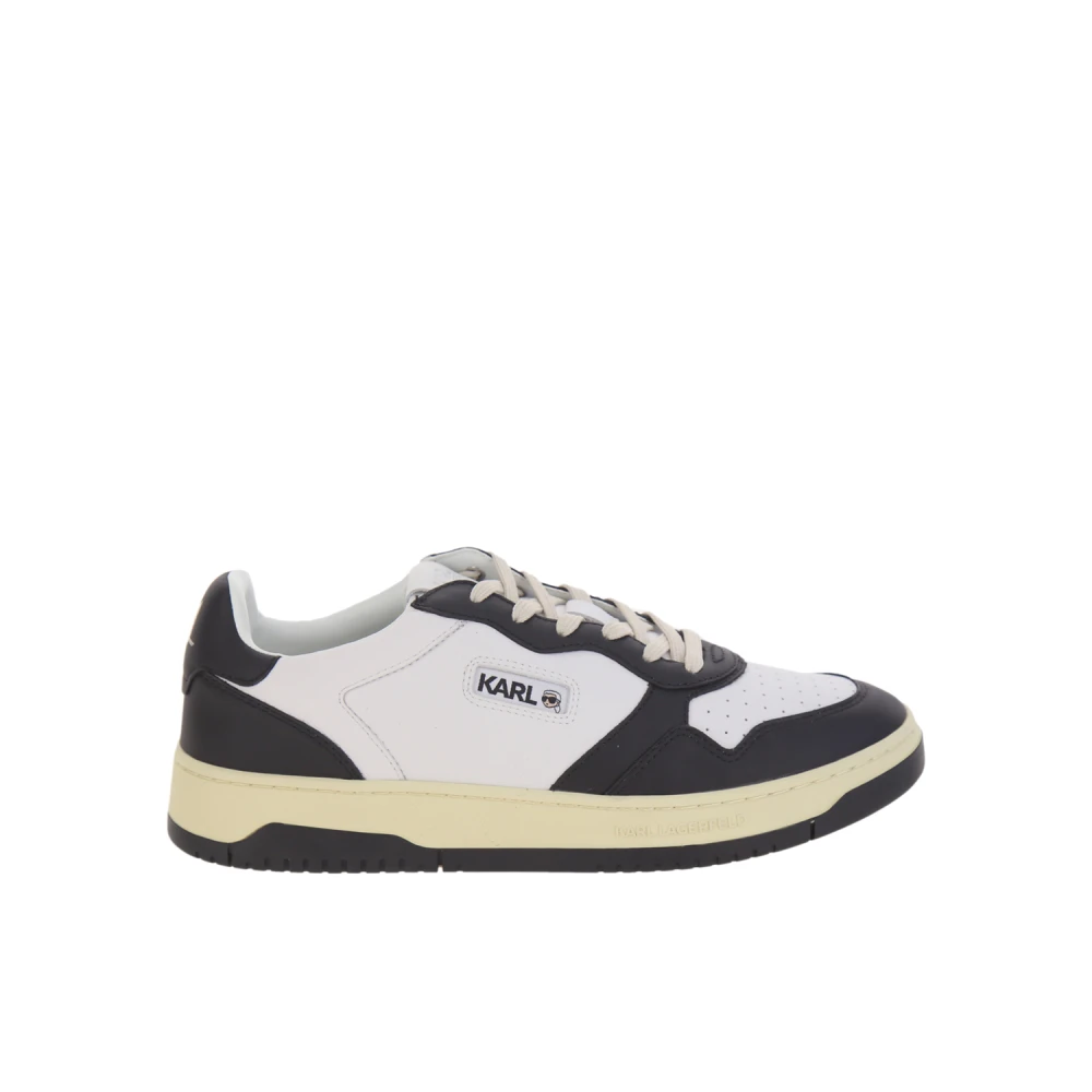 Karl Lagerfeld Leren Lage Vetersneakers Heren Schoenen Wit