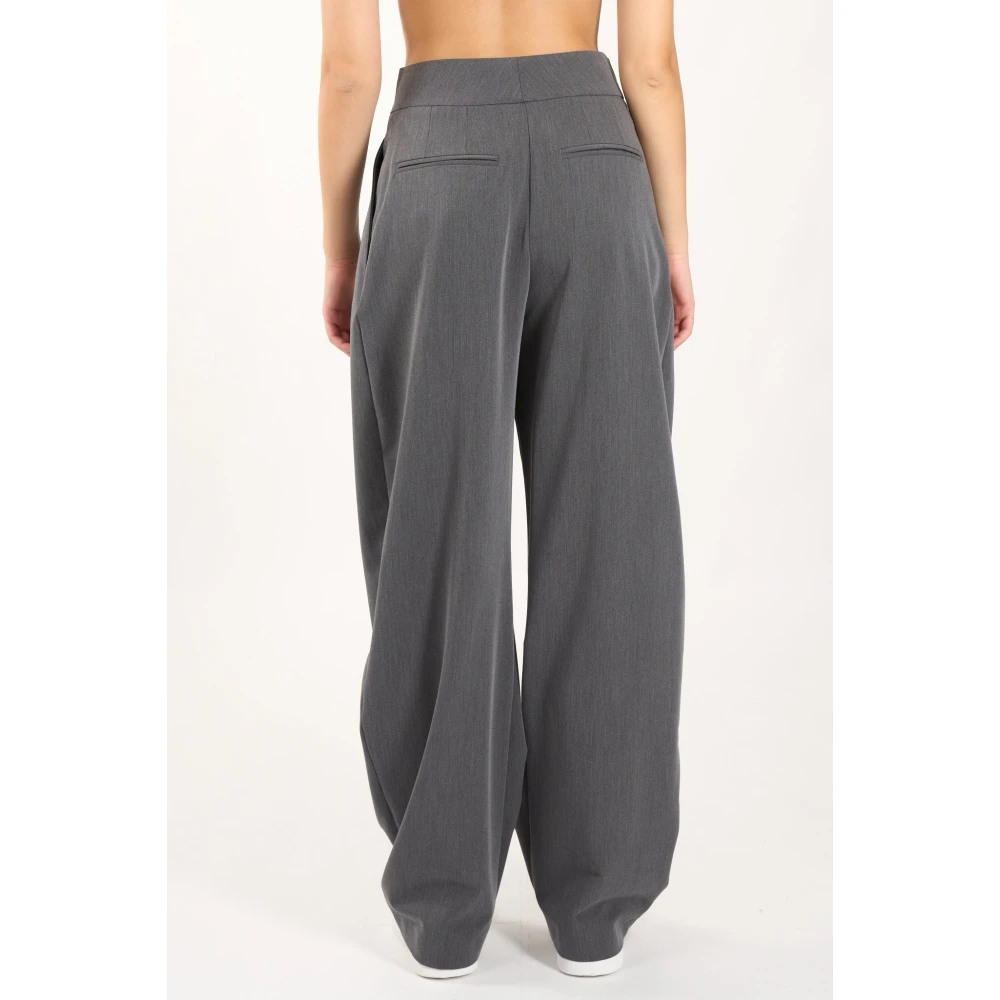 pinko Wijde broek model Patre Gray Dames