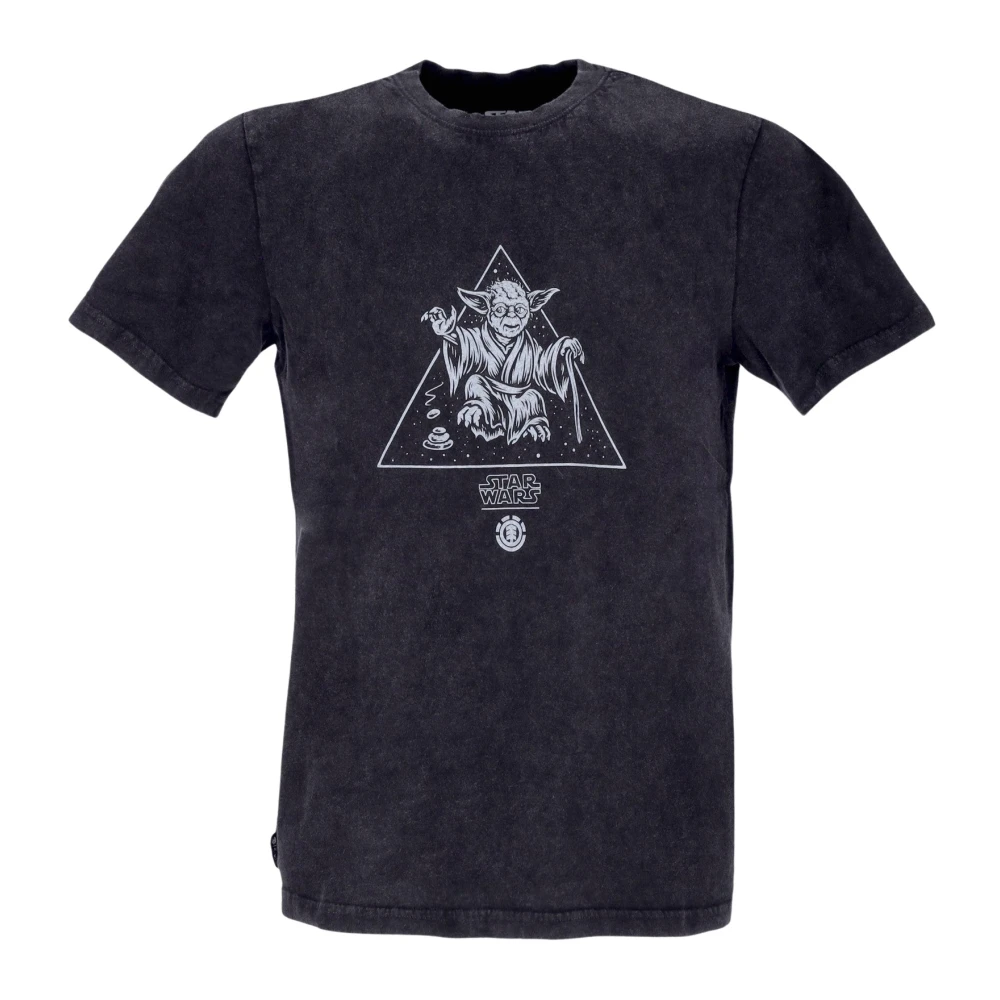 Element Yoda Star Wars Tee Zwart T-Shirt Black Heren