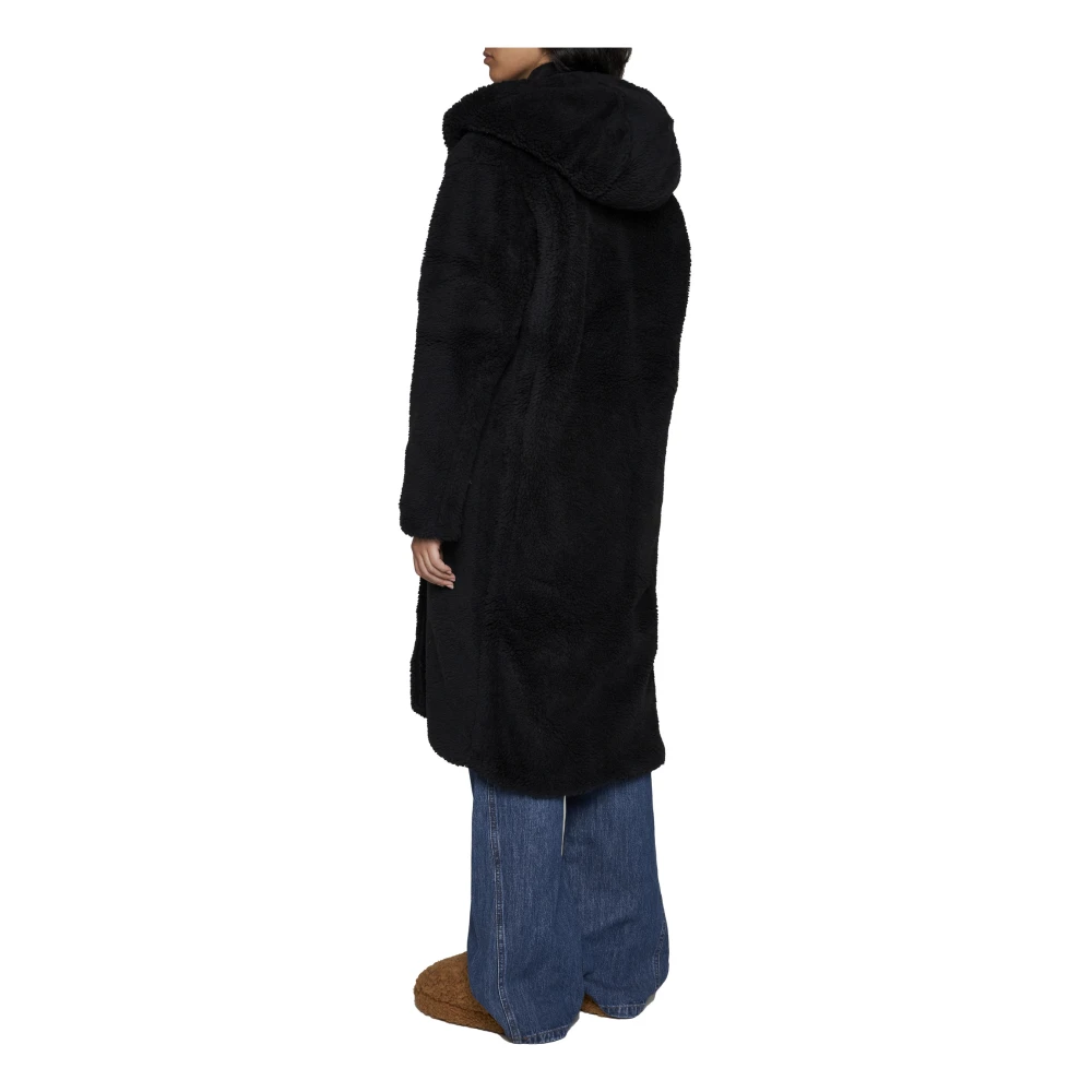 Apparis Zwarte Hooded Mia Jas Black Dames
