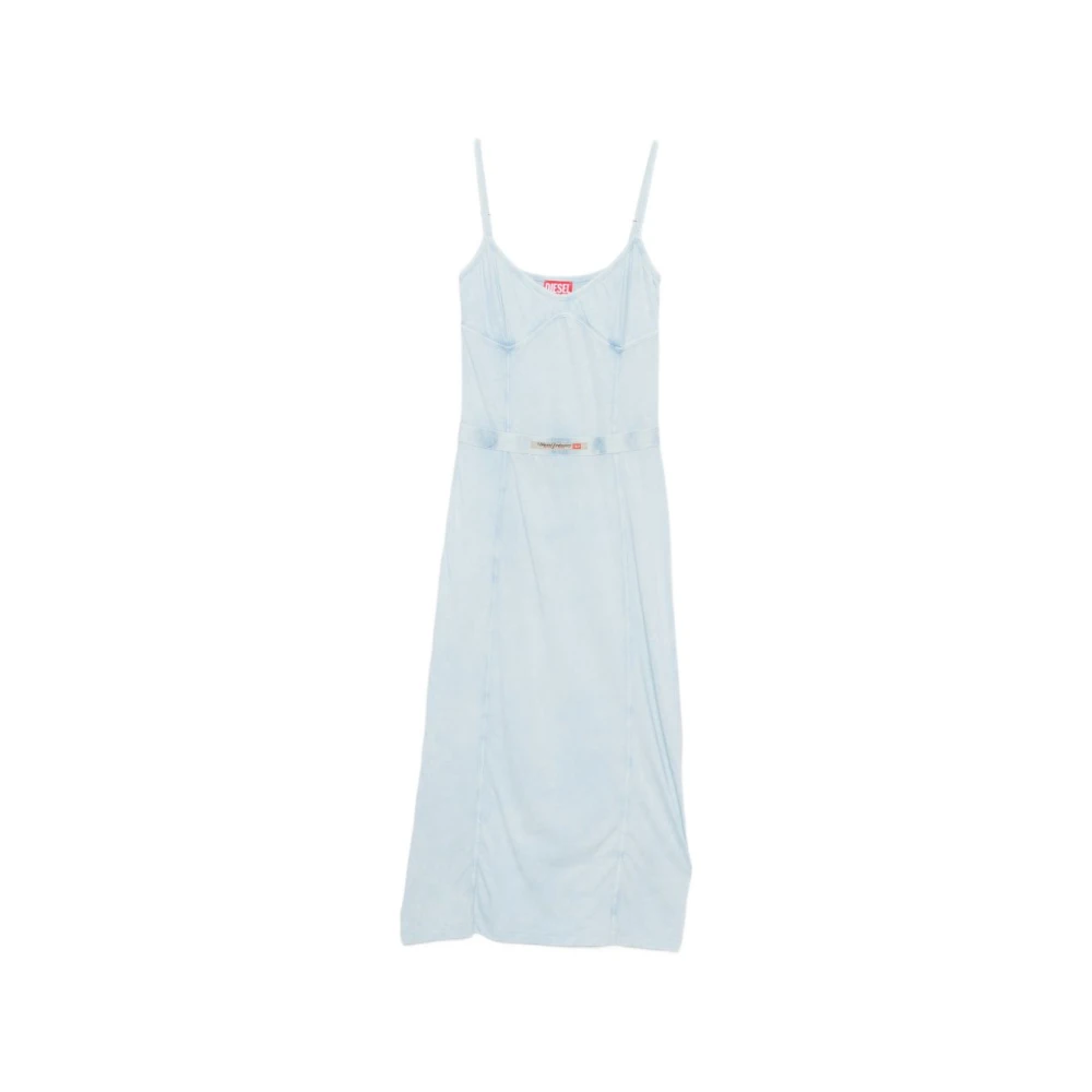 Diesel Women's Blue Midi Dresses, Xs, D-Ony Midi Dress