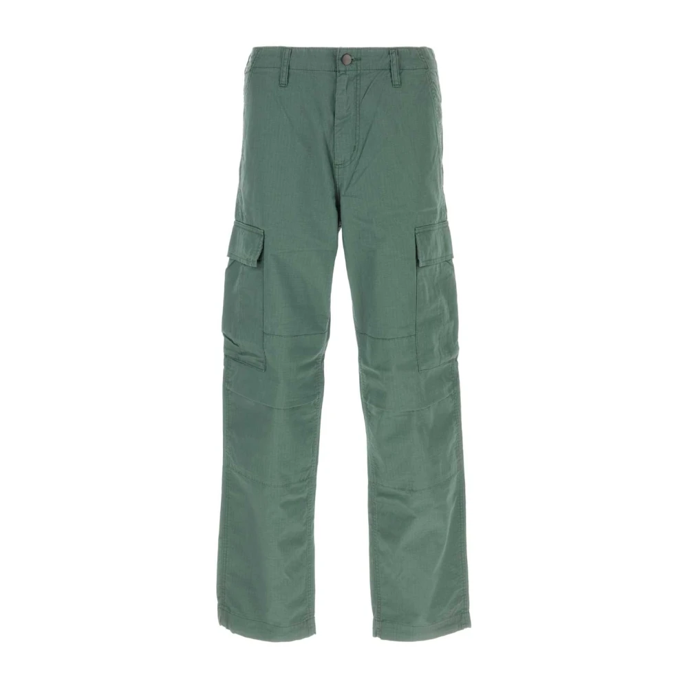Carhartt WIP Cargo Broek in Salie Groene Katoen Green Heren