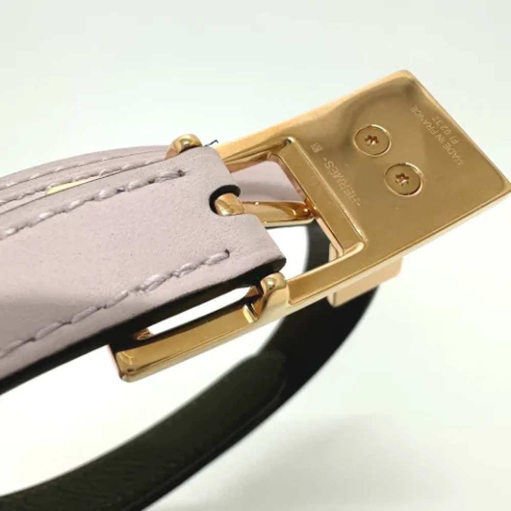 Hermès Vintage Pre-owned Leather belts Pink Dames