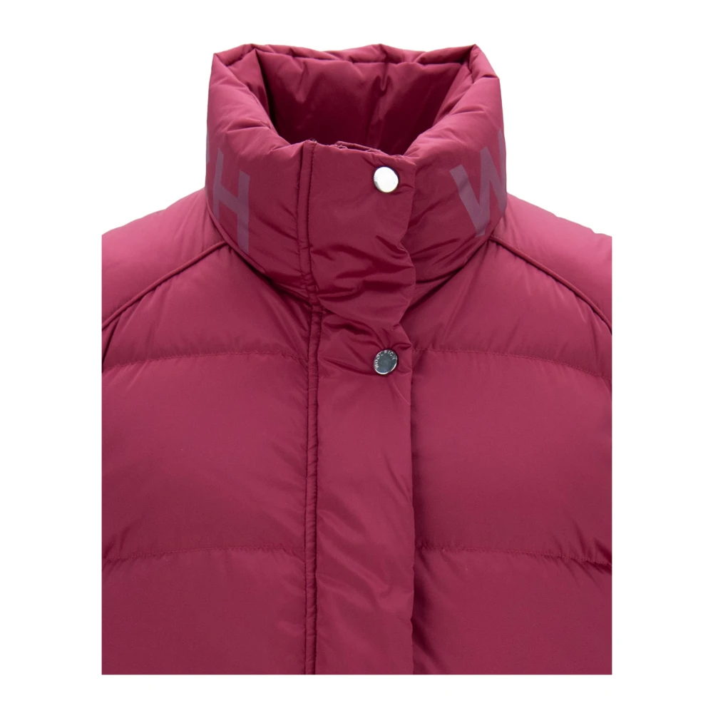 Woolrich Gewatteerd Vest met Rits voor Dames Red Dames