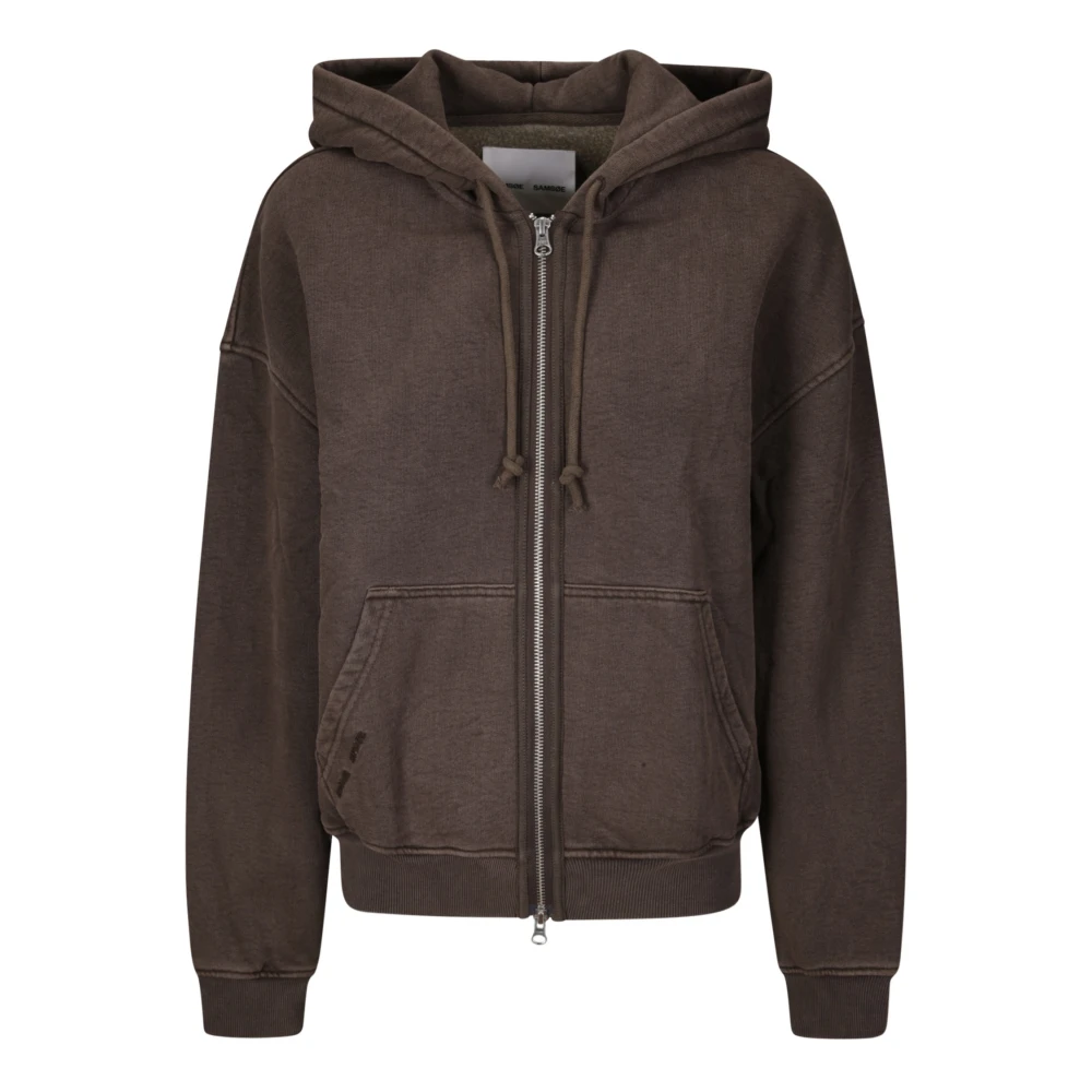 Samsøe Hoodie Sweatshirt Brown Dames