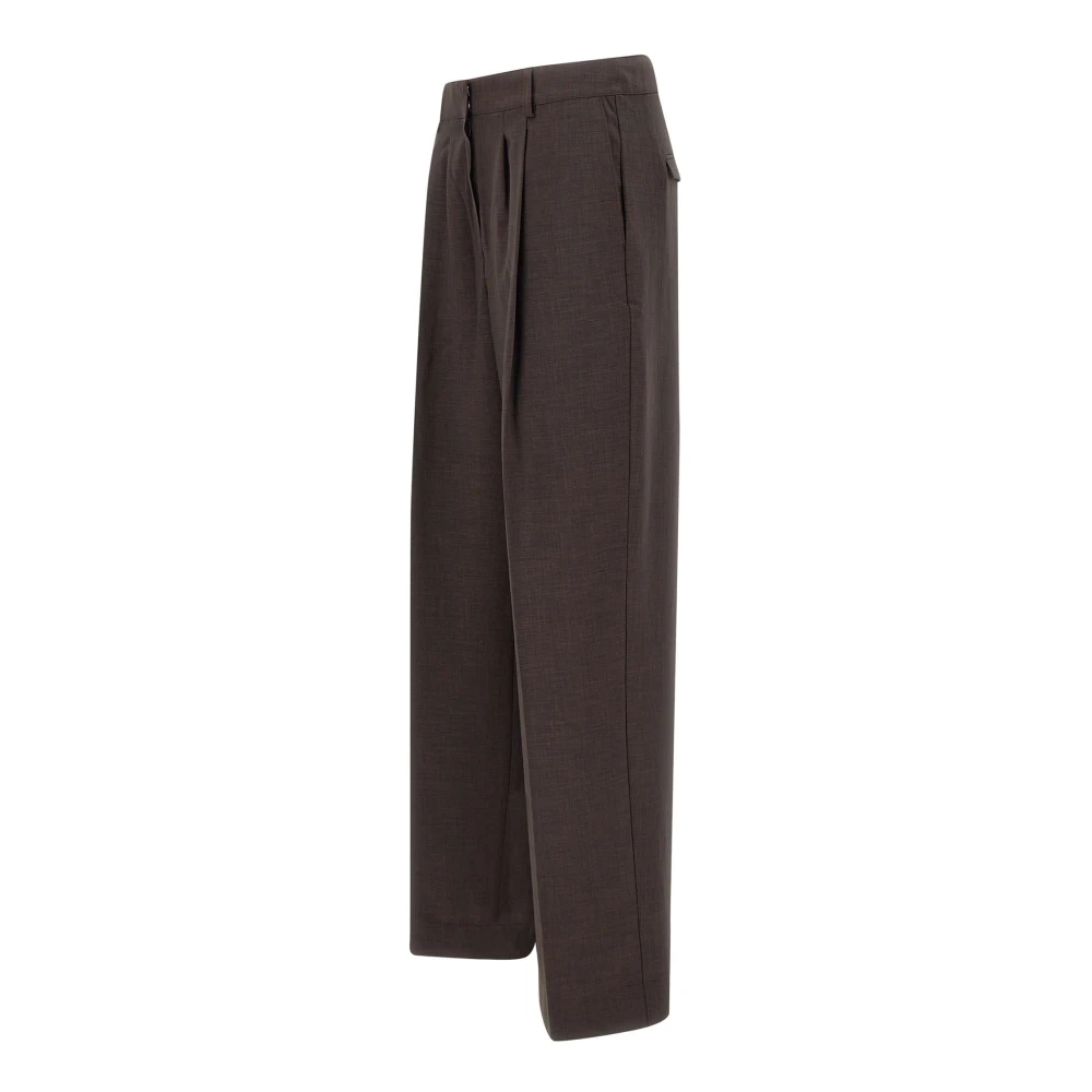 Birgitte Herskind Bruine Crepe Broek Rupert Stijl Brown Dames