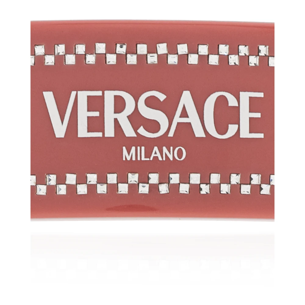 Versace Haarknip met glinsterende kristallen Pink Dames