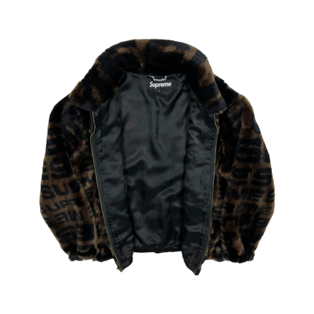Supreme Faux Fur Jas 2018 Brown Heren