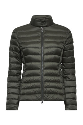 manteau-vert-rembourre-coupe-slim