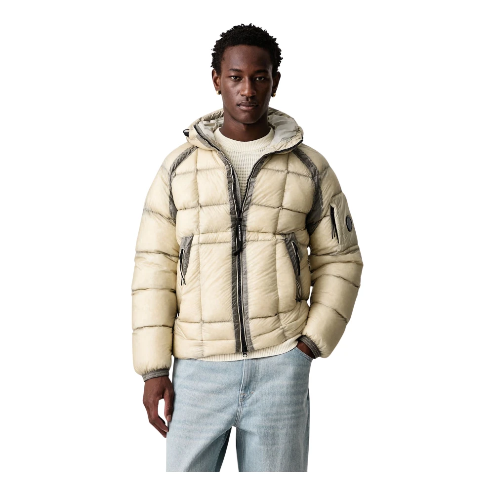C.p. Company - D.d. Shell Daunenjacke Mit Kapuze - Jackets - Herren - Beige - L - Bild 5