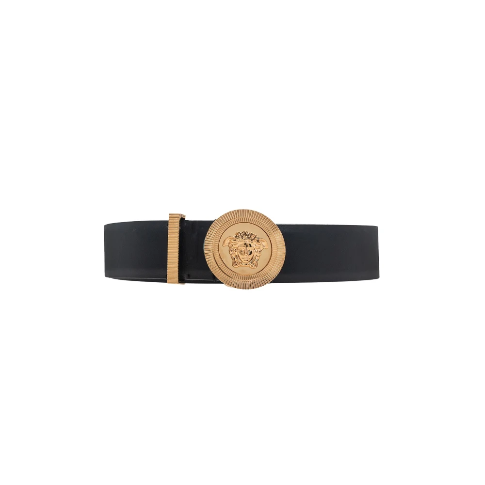 Versace Donna Nero - Cintura Con Fibbia Decorativa - Accessories - 75 Cm