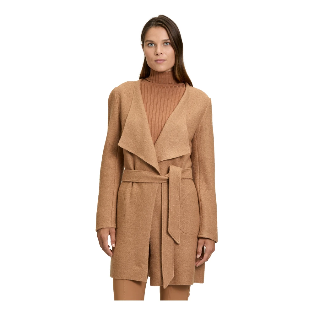 Betty Barclay Casual wollen jas Brown Dames
