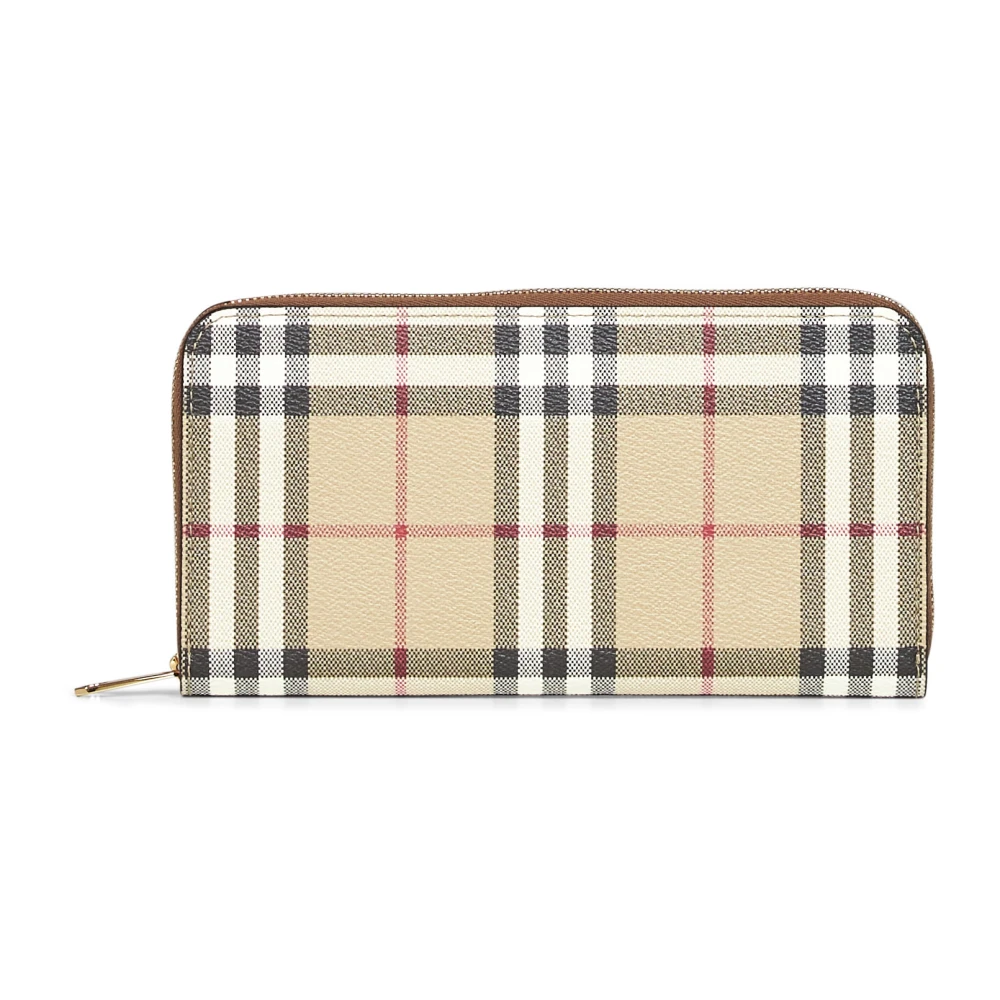 Burberry Donna Multicolor - Portafoglio Zip-Around Vintage Check - Accessories - E - One Size