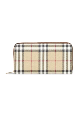 Vintage Check Zip-Around Plånbok