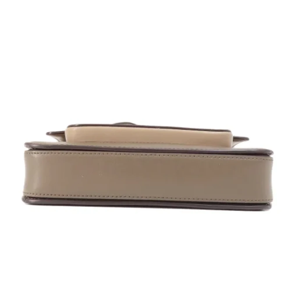 Michael Kors Pre-owned Leather shoulder-bags Beige Dames