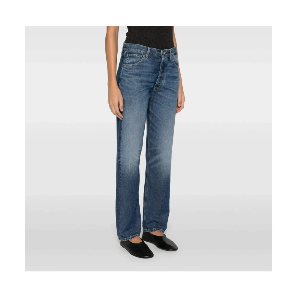 Dondup Icon Jeans Regular Fit Lyocell Polyester Blue Dames
