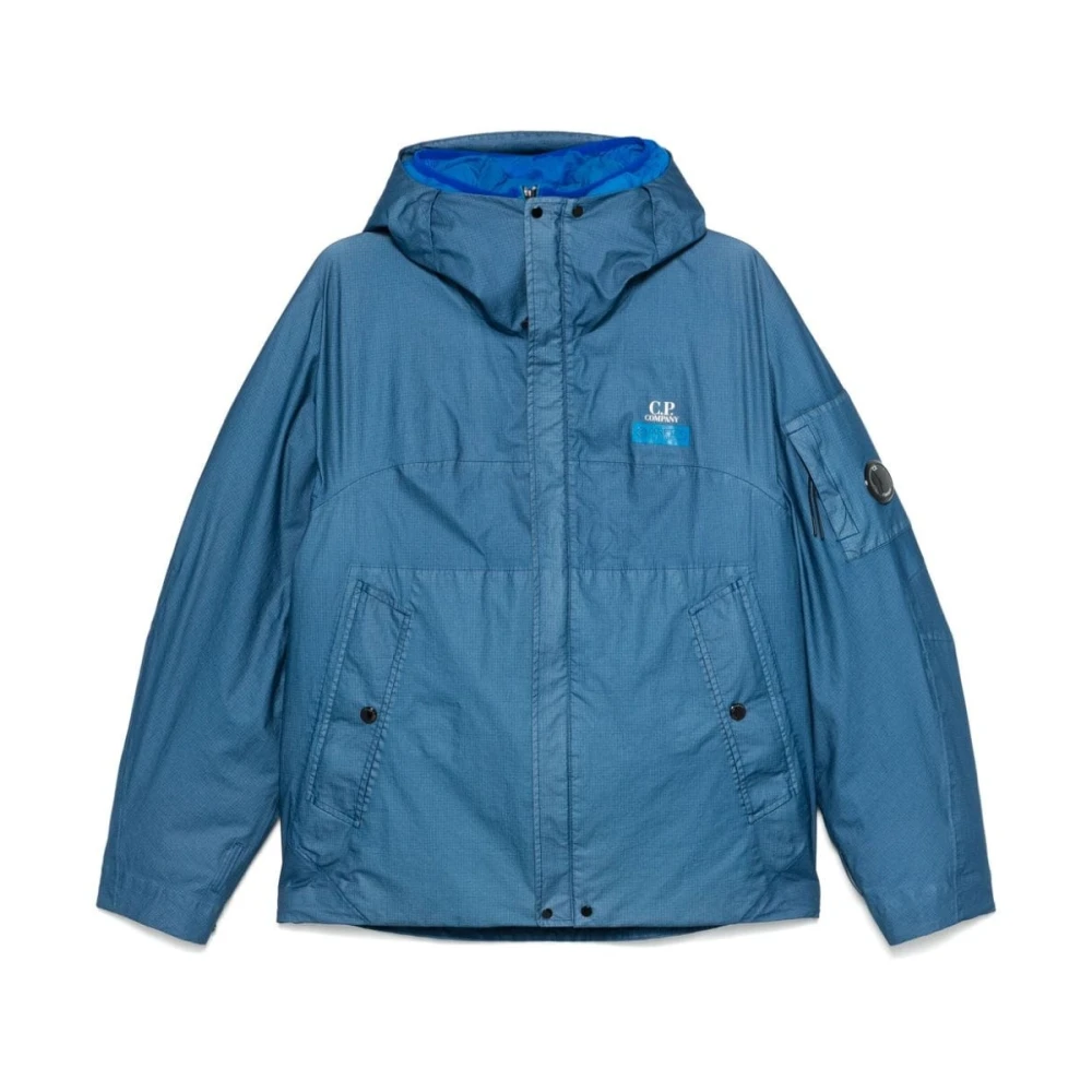 C.P. Company Omkeerbare G-Type Vest met capuchon Blue Heren