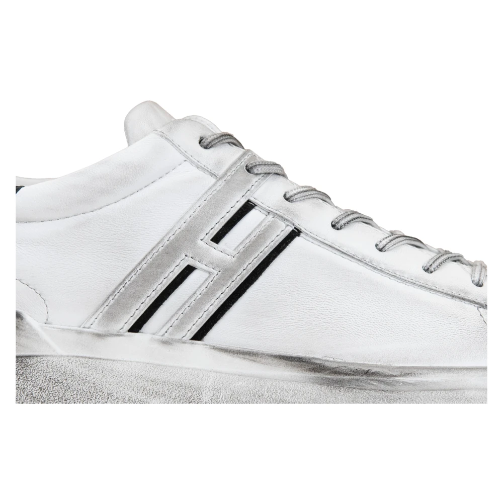 Hogan Heren Veterschoenen van Leer White Heren