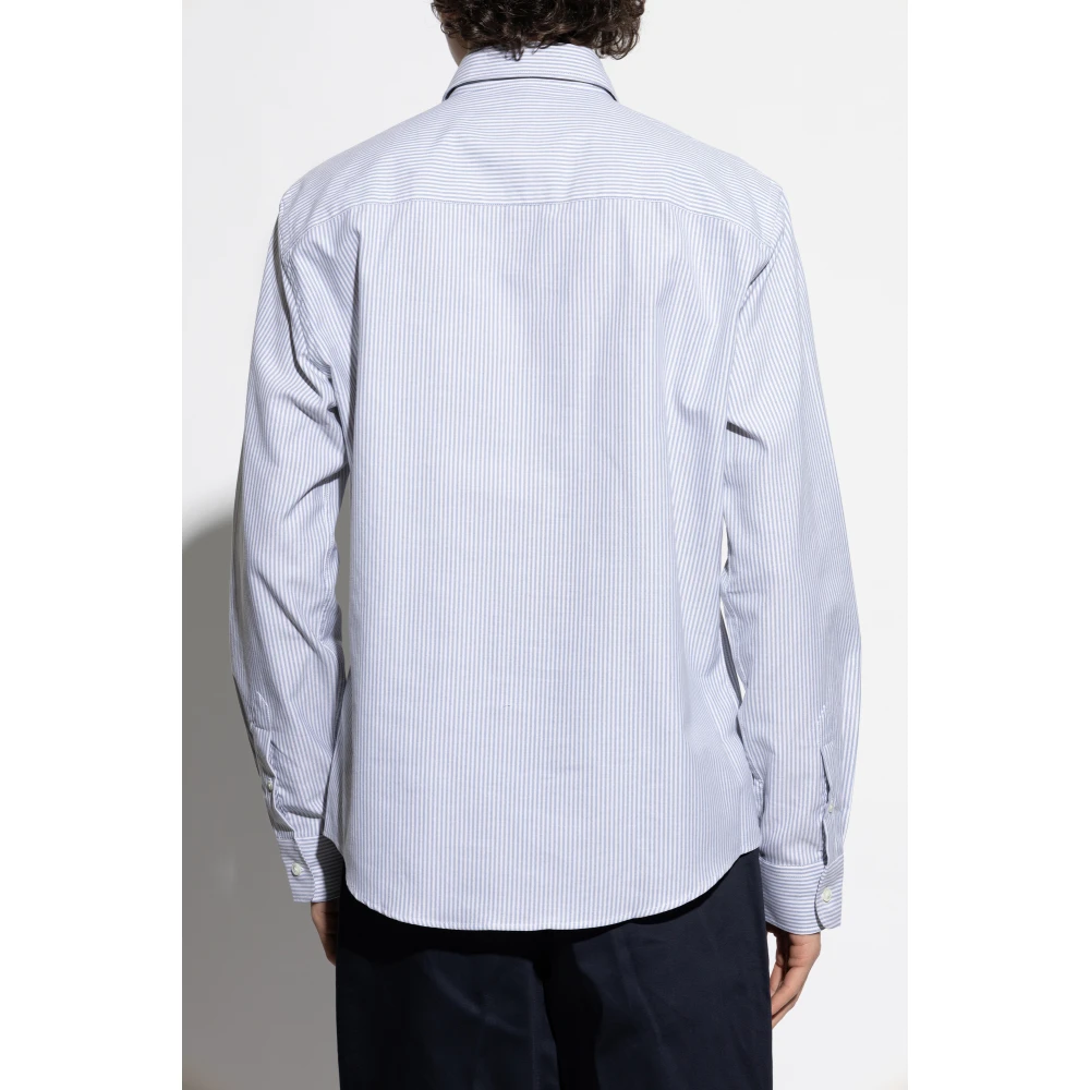 Ami Paris Shirt met logo Blue Heren