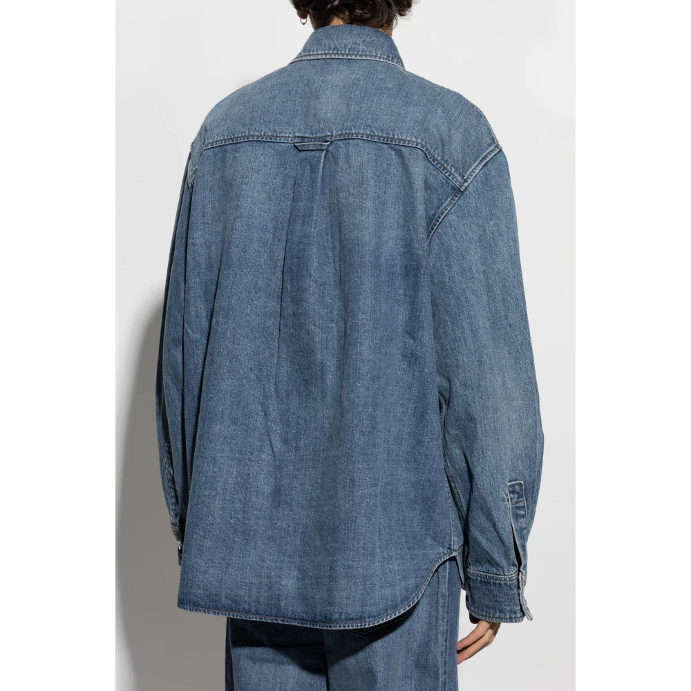 Jil Sander Denim overhemd Blue Heren