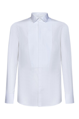 slim-fit-white-stretch-cotton-shirt