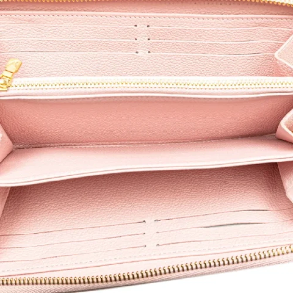 Louis Vuitton Vintage Pre-owned Canvas wallets Pink Dames