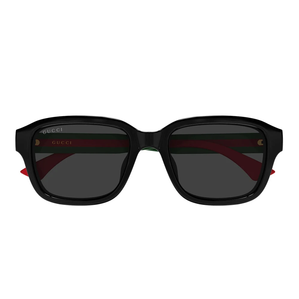 Gucci Unisex Black Sunglasses, 55 Mm, Square Sunglasses