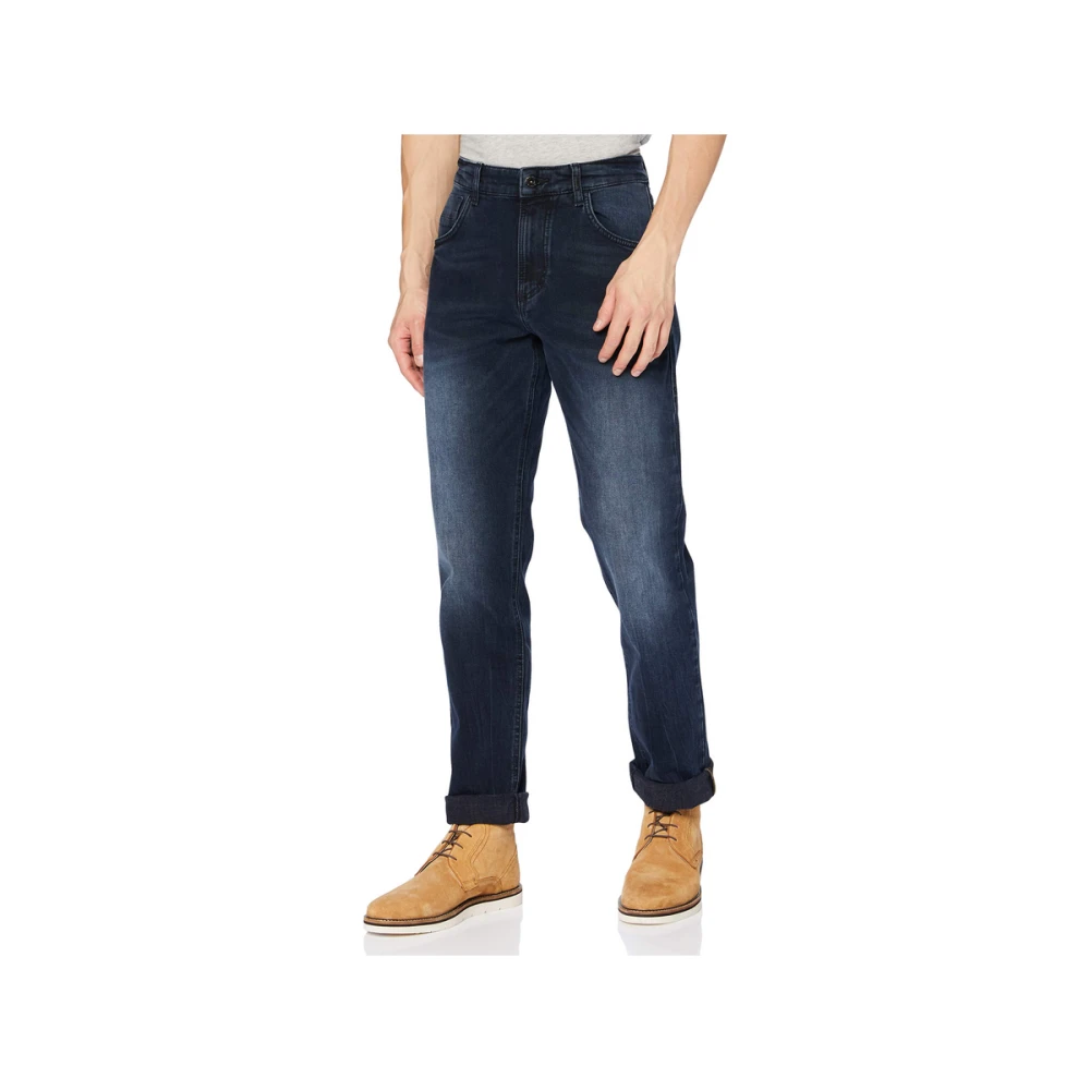 Camel active Straight Leg Jeans Blue Heren