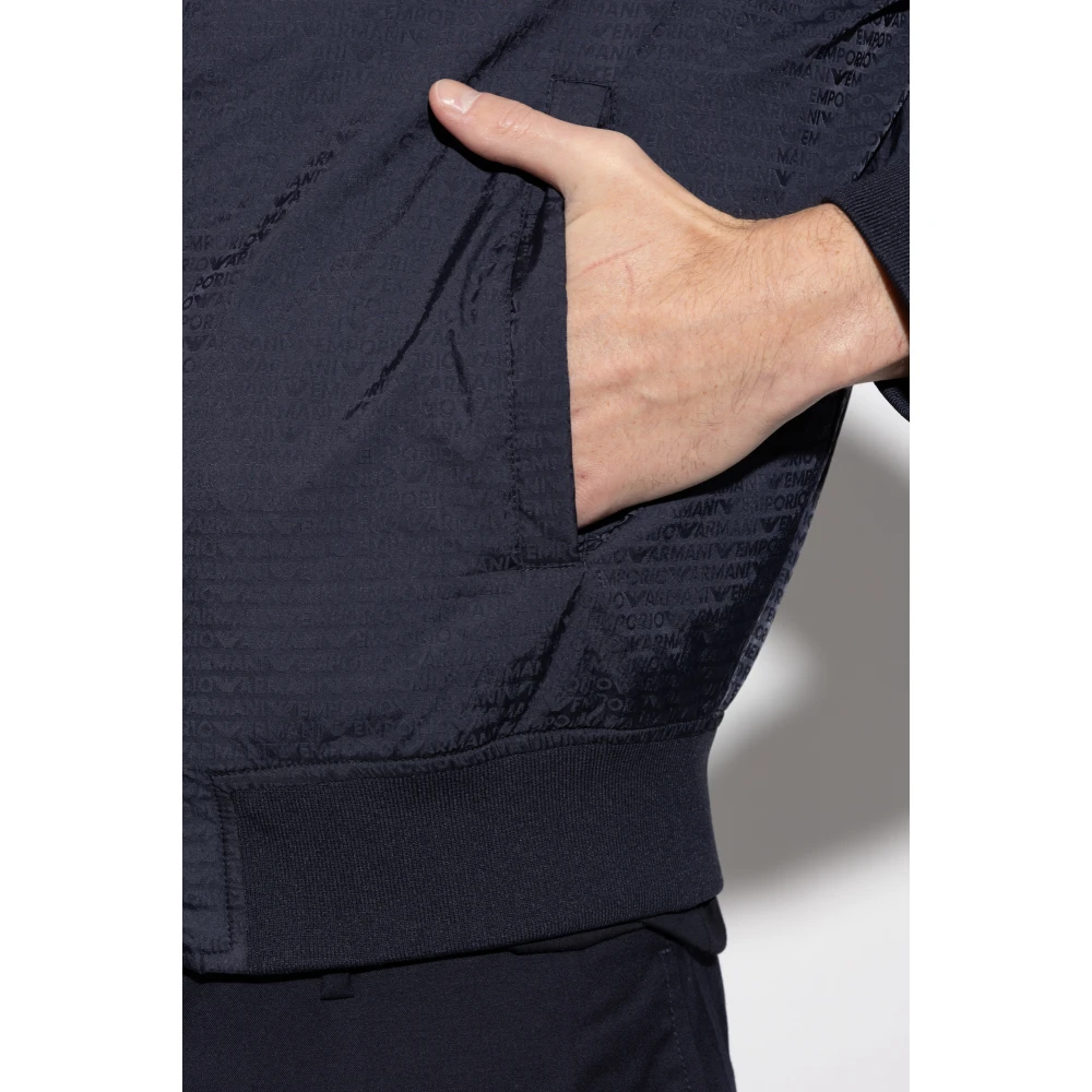 Emporio Armani bomberka type jas Blue Heren