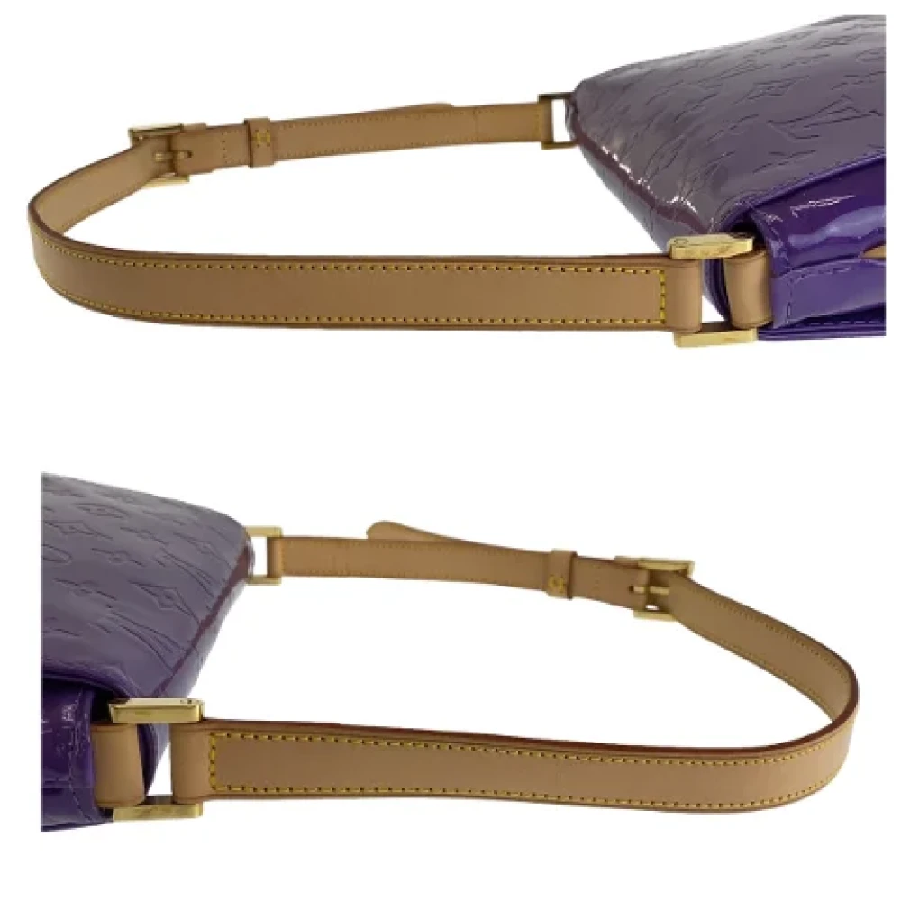 Louis Vuitton Vintage Pre-owned Leather crossbody-bags Purple Dames