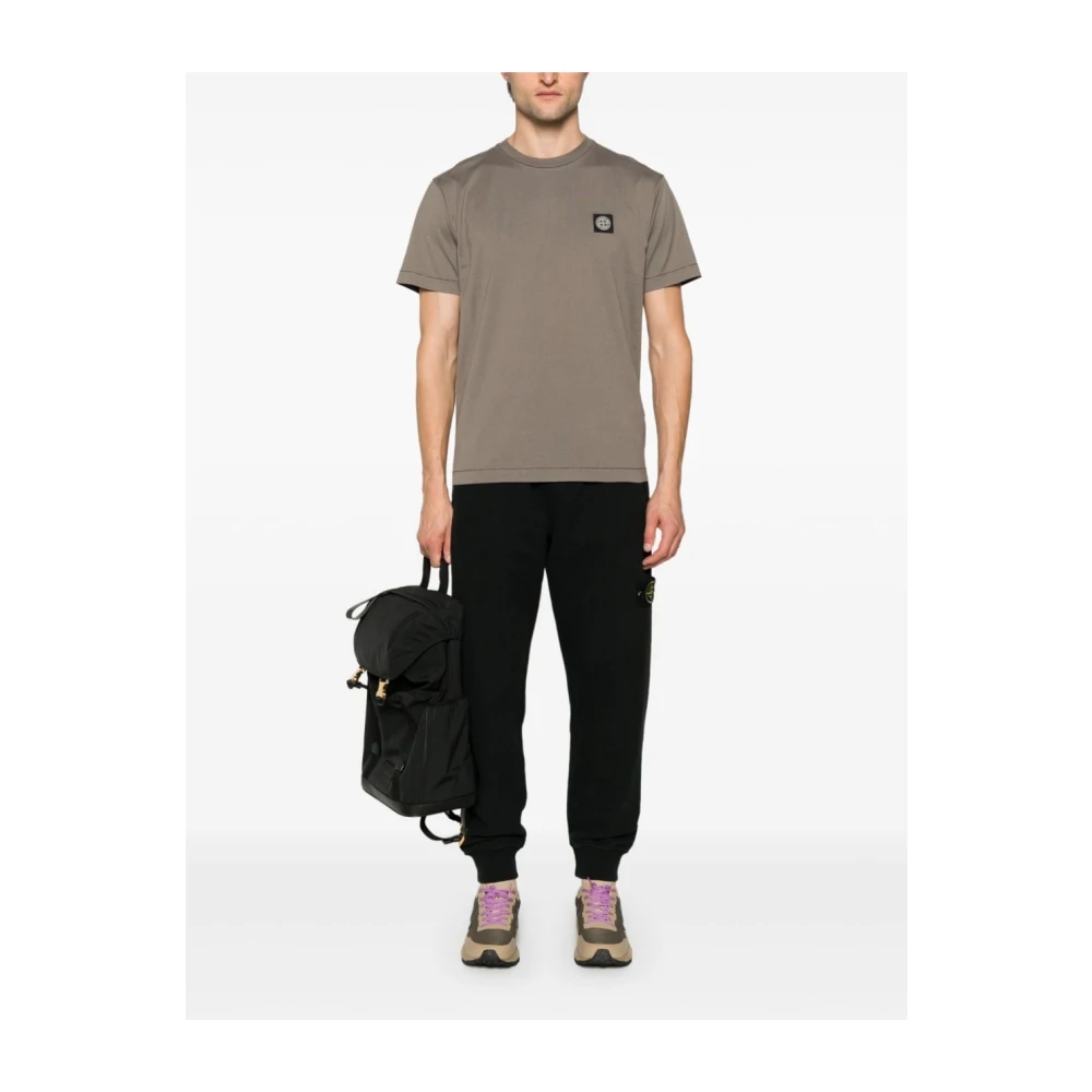 Stone Island Stijlvolle T-shirts en Polos Collectie Brown Heren