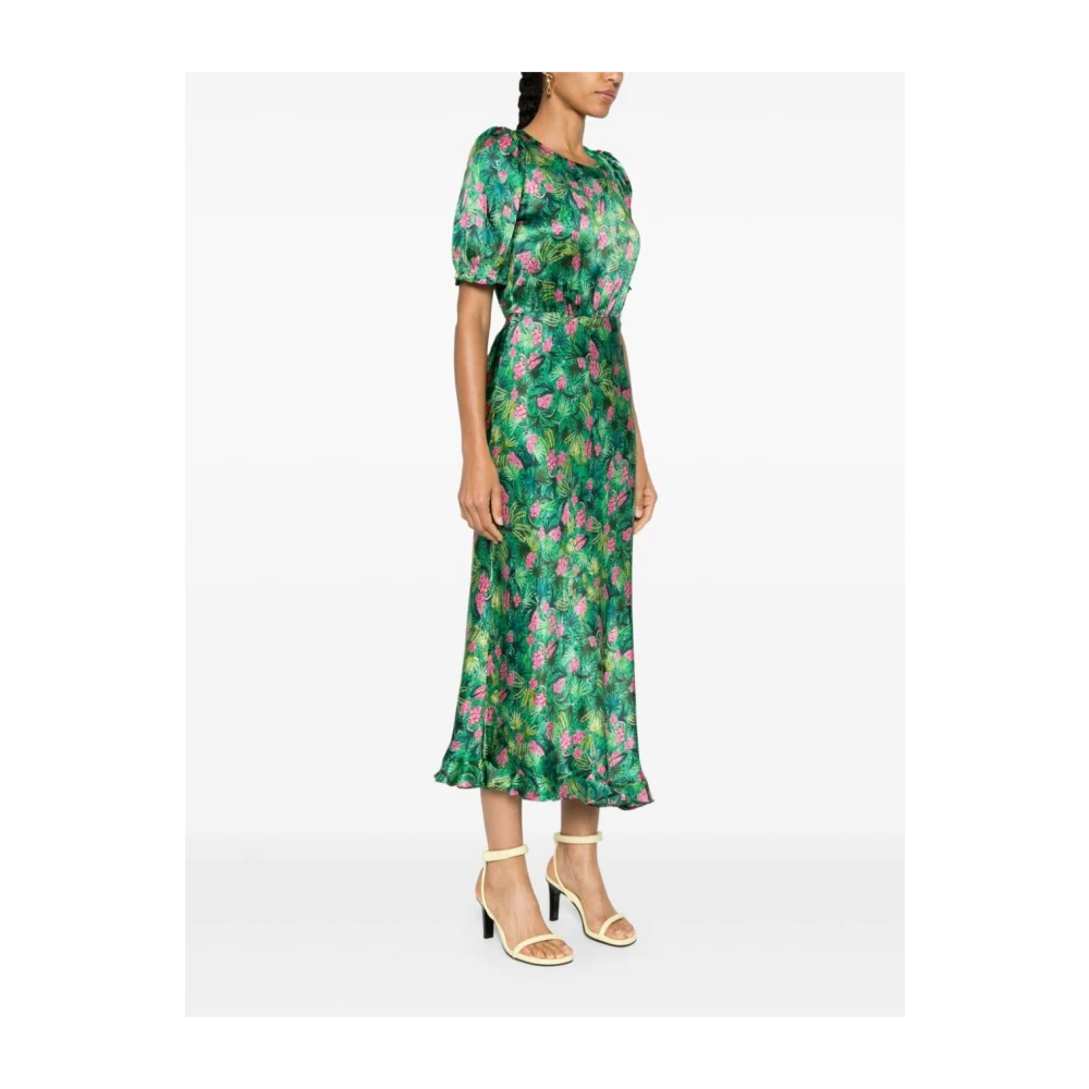 Saloni Fern Vida Jurk Green Dames