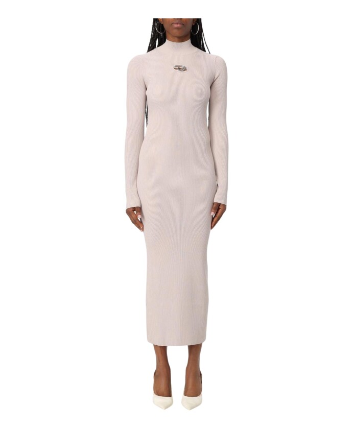 robe-midi-en-maille-cotelee-avec-detail-goutte-d-eau