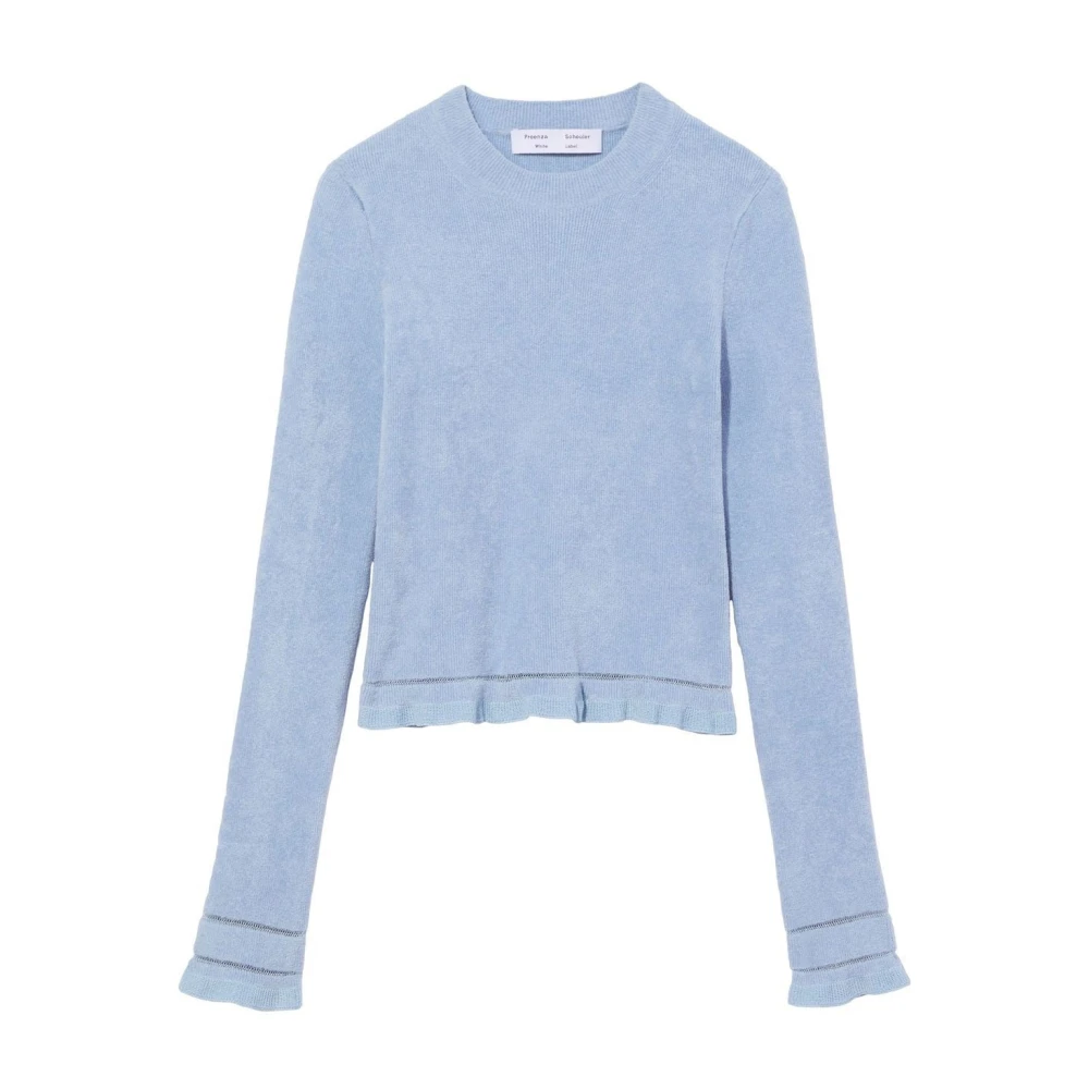 Proenza Schouler Blauwe Coltrui Trui Casual Stijl Blue Dames