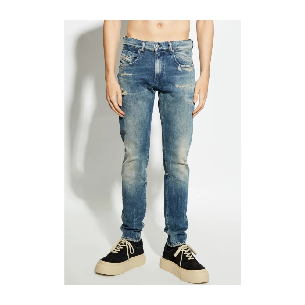 Diesel Blauwe Jeans voor Mannen Blue Heren