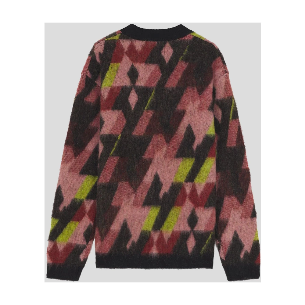 Maison Kitsuné Wollen Trui Multicolor Heren