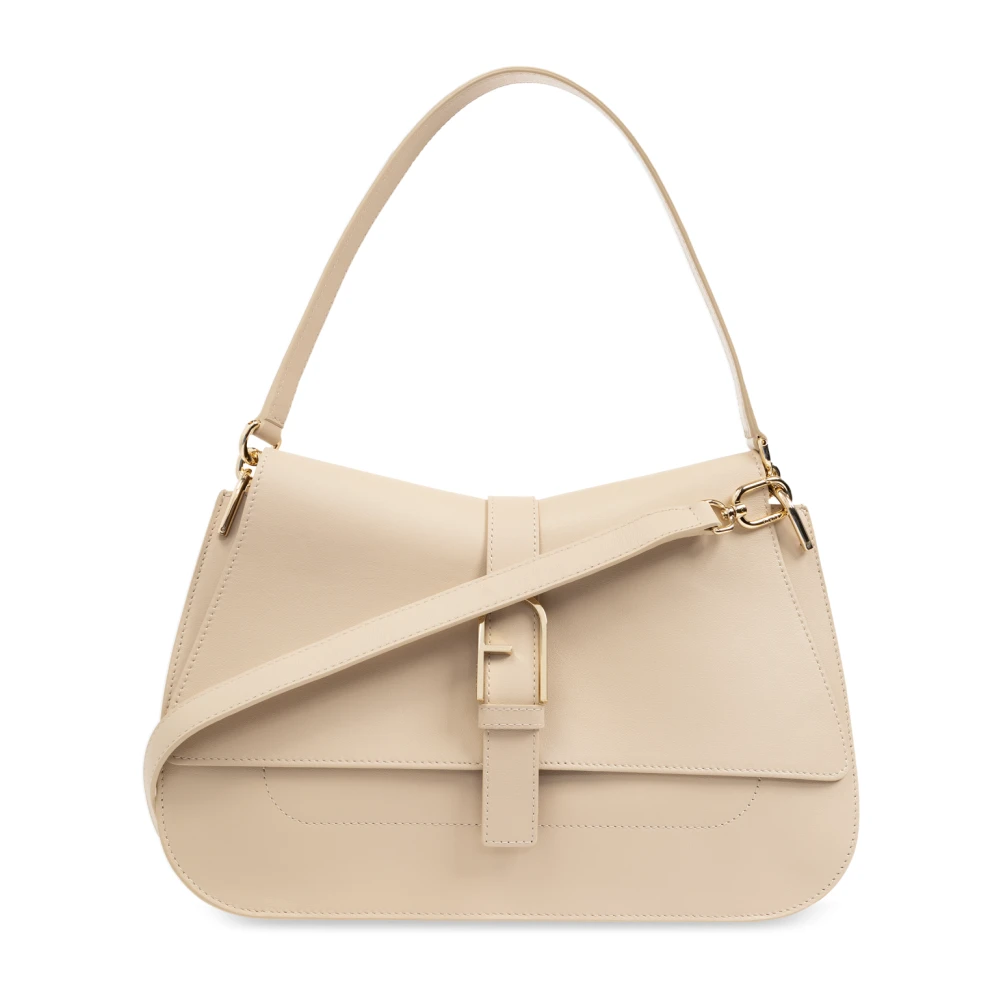 Furla Schoudertas Flow Groot Beige Dames