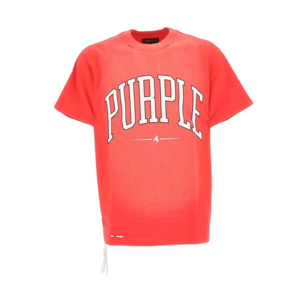 Purple Brand Vurige Rode Jersey Tee Red Heren